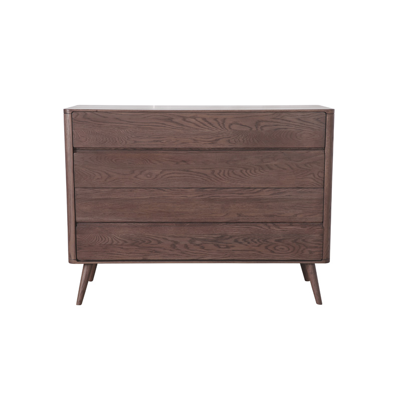 Dark Oak Range London Schrank mit vier Schubladen