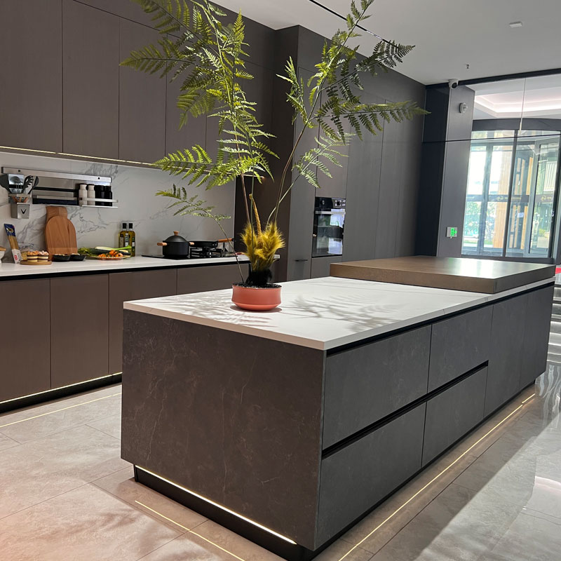 Smart Kitchen High-End-Laminat-Küchenschränke